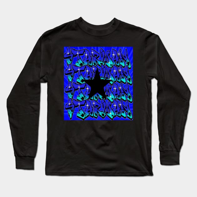 Dark Starman by LowEndGraphics Long Sleeve T-Shirt by LowEndGraphics